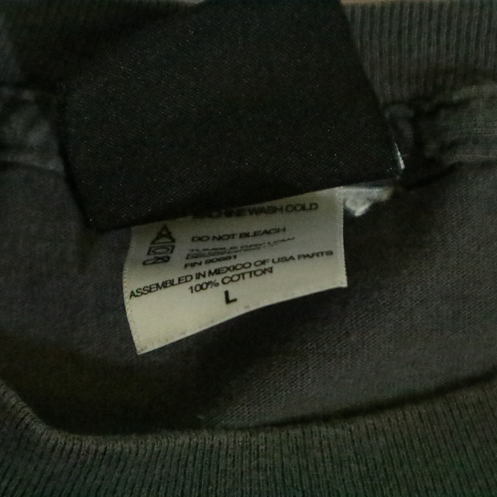 Vintage Official GUINNESS Charcoal Gray Shirt Sz LG Men XL Women - Picture 3 of 5